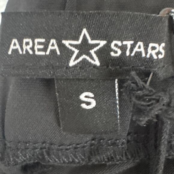 Area Stars Layla Wide Leg Crepe Satin Dress Pants Black Size S Revolve Brand - Picture 8 of 10